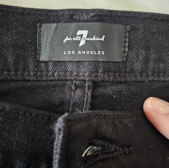 7 for all mankind high waist cropped straight size 29 - Picture 8 of 8